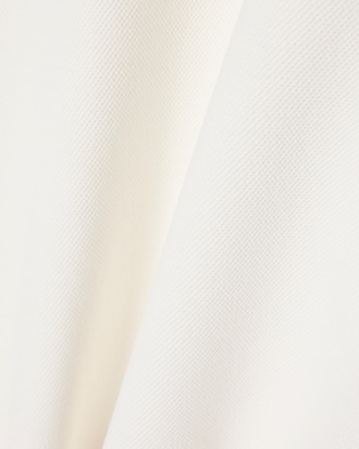 Relaxed Fit Piqu&eacute; Crew Neck Sweatshirt