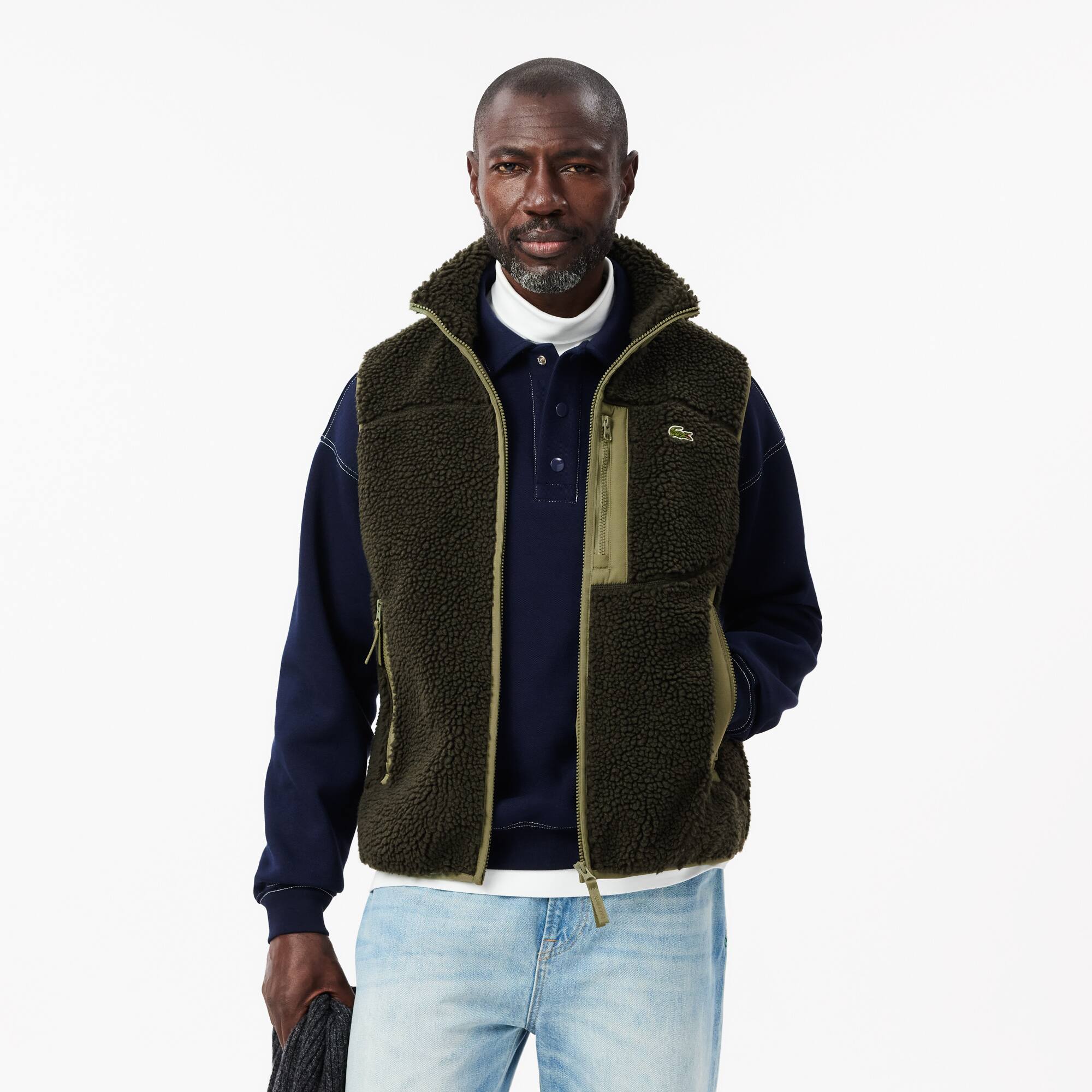 Sherpa Fleece Vest - Men's Jackets & Coats - New In 2025 | Lacoste