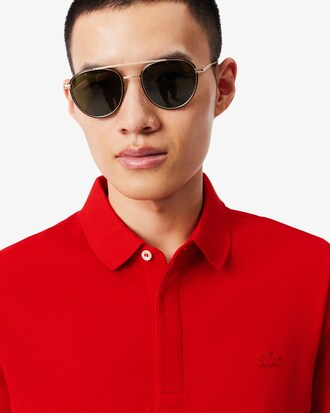 Regular Fit Paris Stretch Piqu&eacute; Polo Shirt
