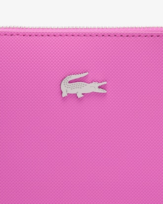 Anna Coated Piqué Canvas Pouch