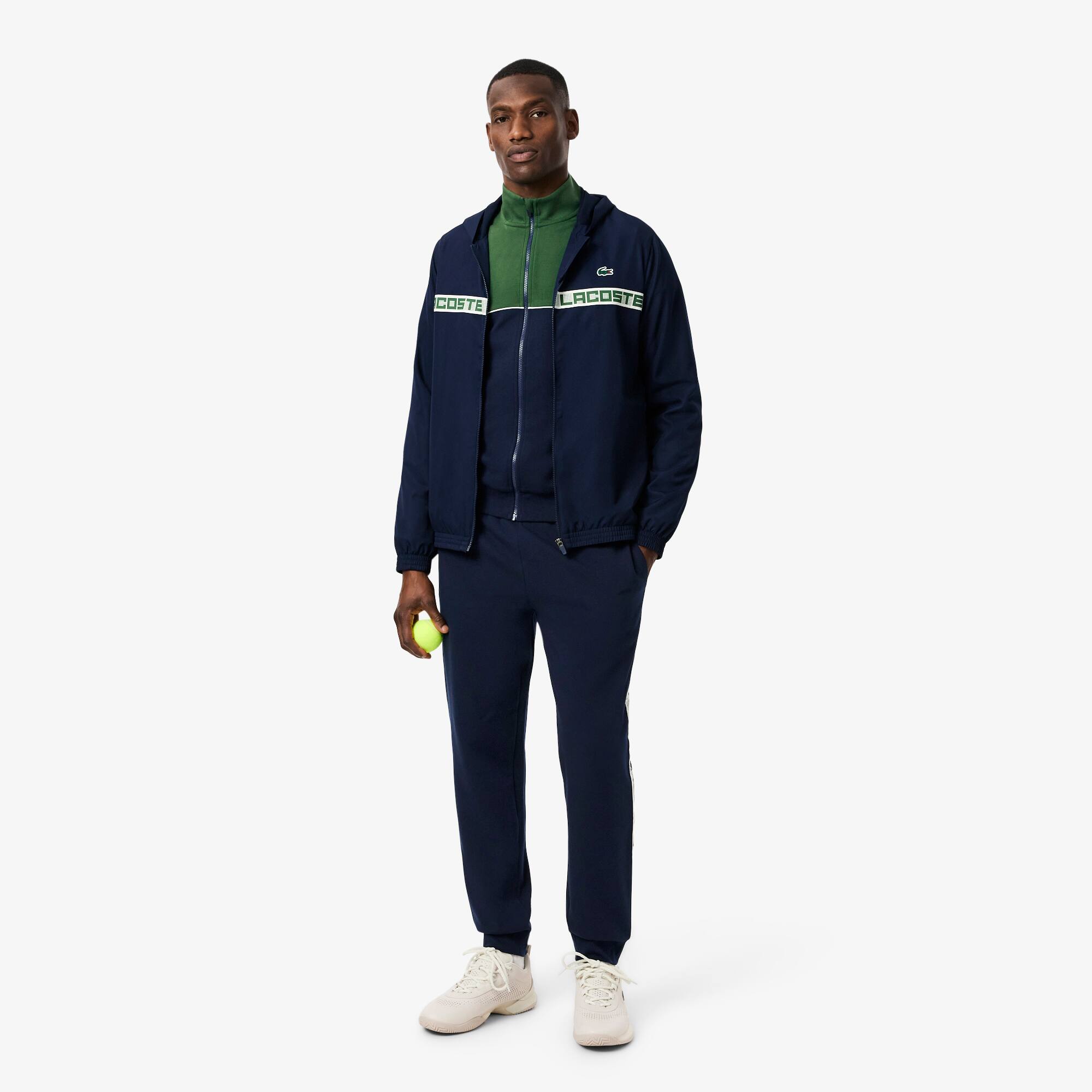 Tennis Zipped Colour-Block Sweatshirt - Men's Sweatshirts - New In