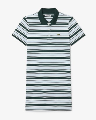 Striped Cotton Polo Dress