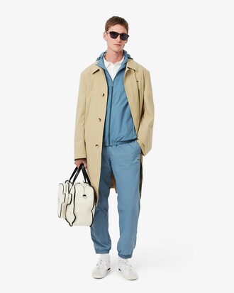 Water-Repellent Hooded Track Jacket