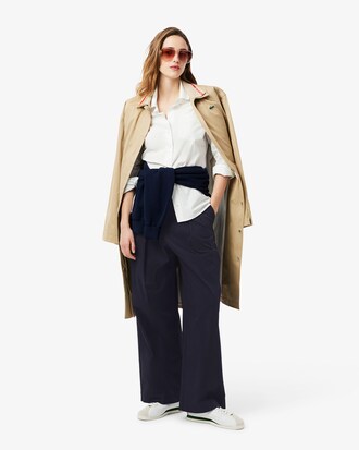 Wide Fit Stretch Gabardine Chino Pants