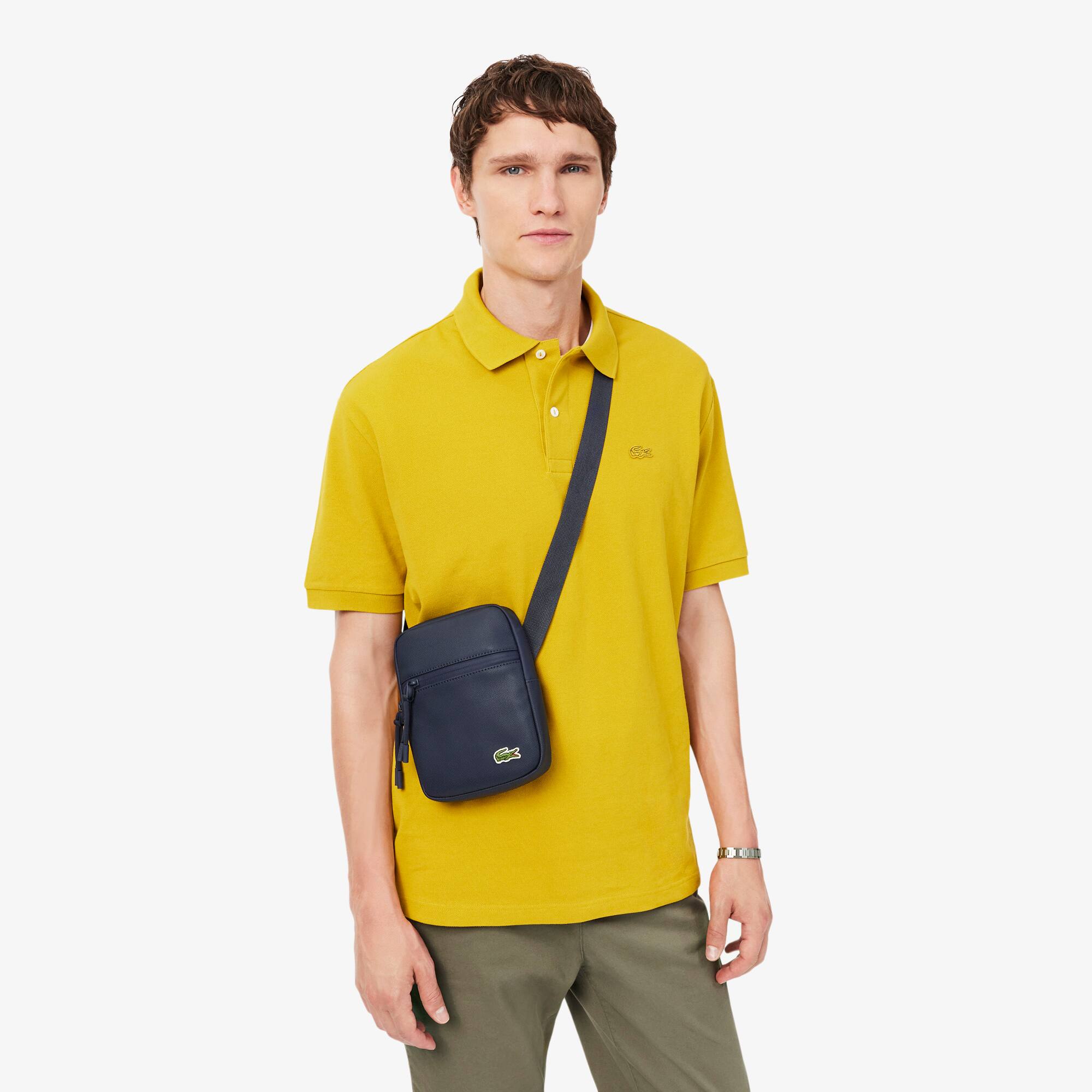 小物 LACOSTE Small LCST Slimline Satchel - Men's Vertical Bags - New In 2026