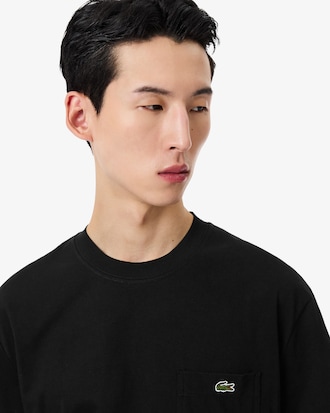 Cotton T-shirt with Breast Pocket