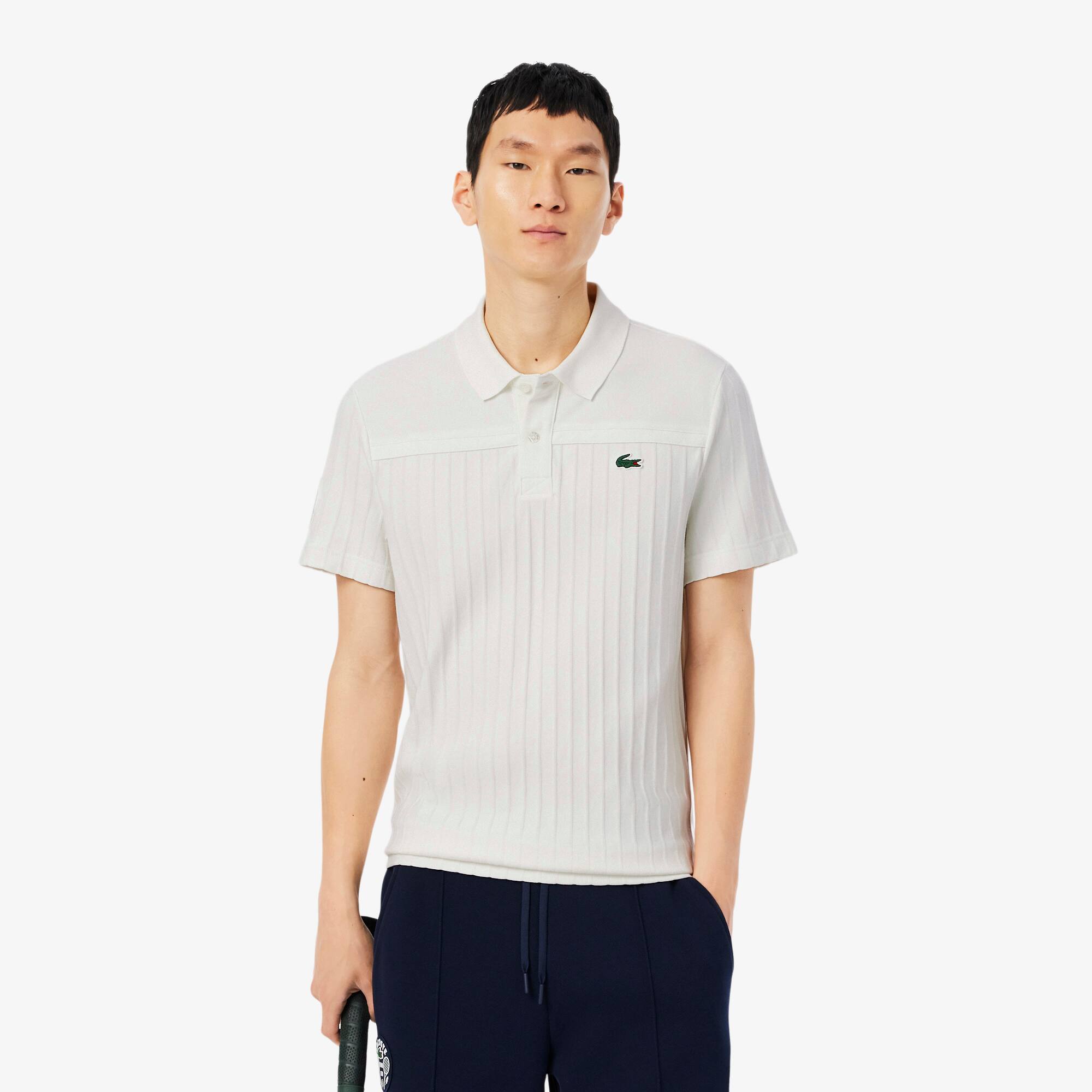 Ultra Dry Badge Accent Tennis Heritage Polo Shirt - Men's Short