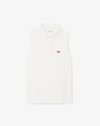 Sleeveless Terry Polo Shirt
