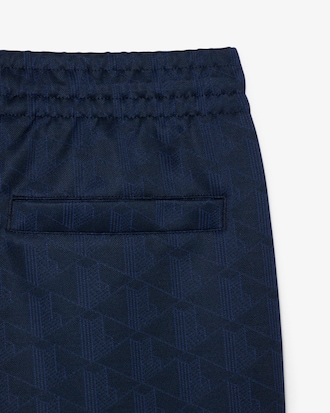 Regular Fit Monogram Jacquard Shorts