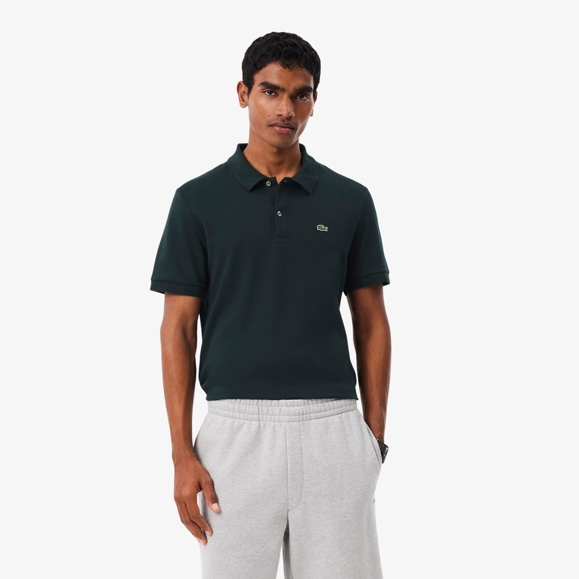 Regular Fit Cotton Pima Polo Shirt - Men's Short Sleeves Polo