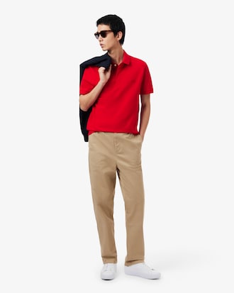 Regular Fit Paris Stretch Piqu&eacute; Polo Shirt