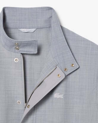 Wool Blend Harrington Jacket