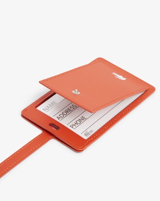 Runway Printed Leather Luggage Tag