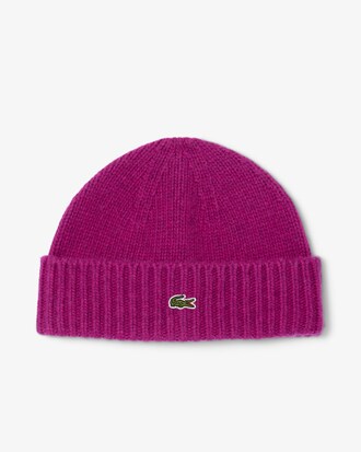 3D Rib Knit Wool Beanie