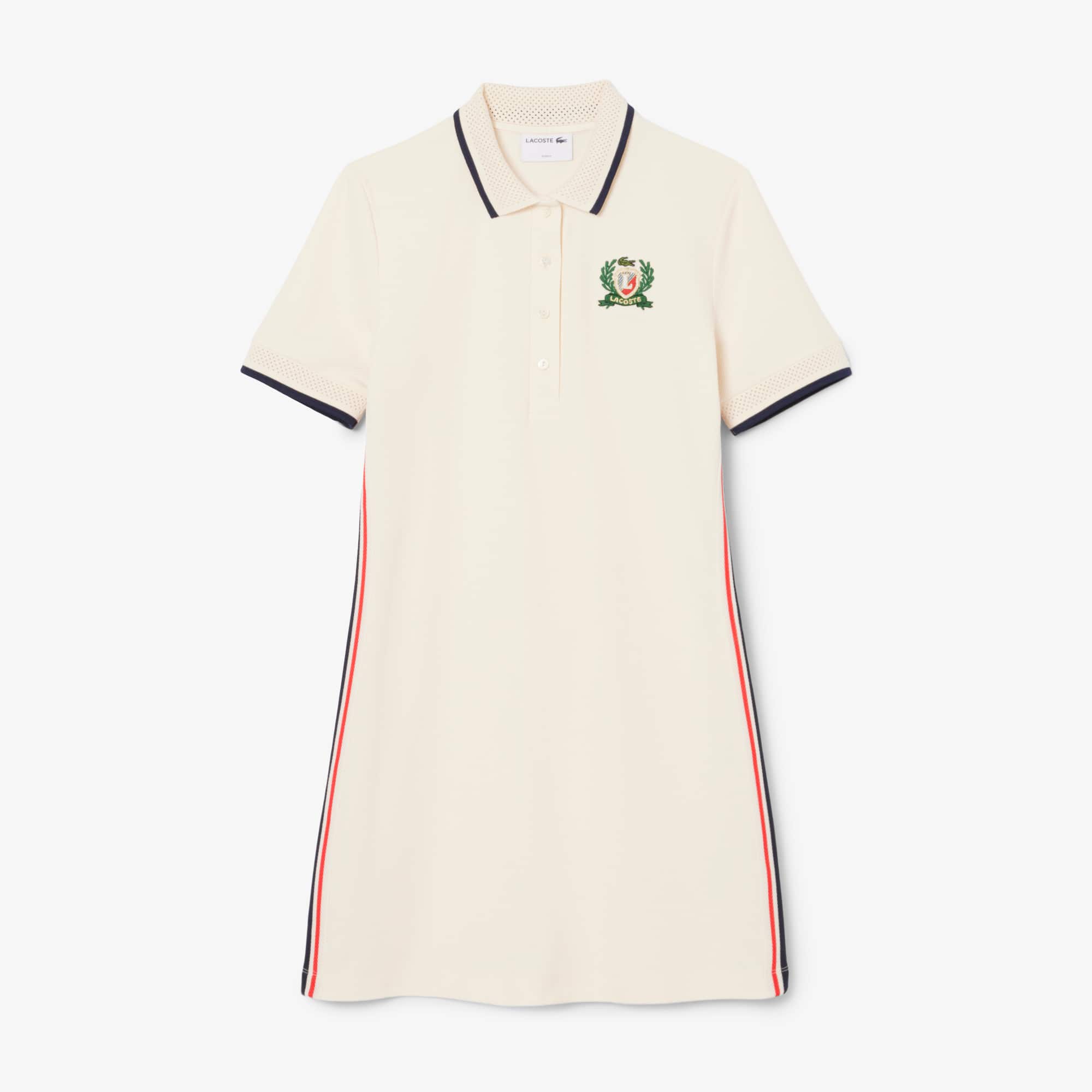 【GLOWNY】24SS HERITAGE POLO DRESS (ECRU) HERITAGE POLO DRESS (MELANGE GRAY) - GLOWNY