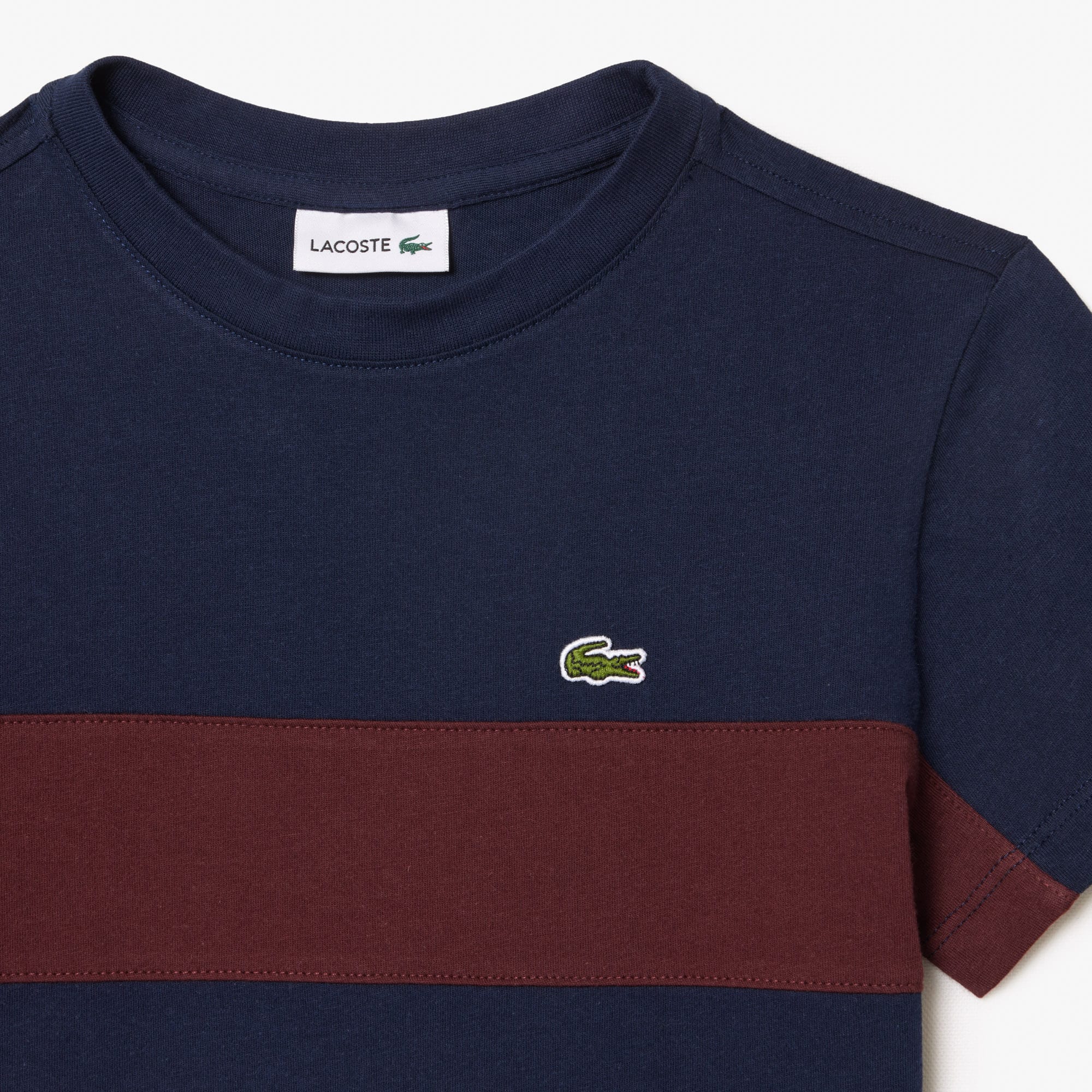 Tシャツ・カットソー Lacoste Two-Tone Polyester T-Shirt 22737214_53671624_600.jpg