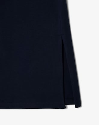Trim Accent Jersey T-shirt Dress