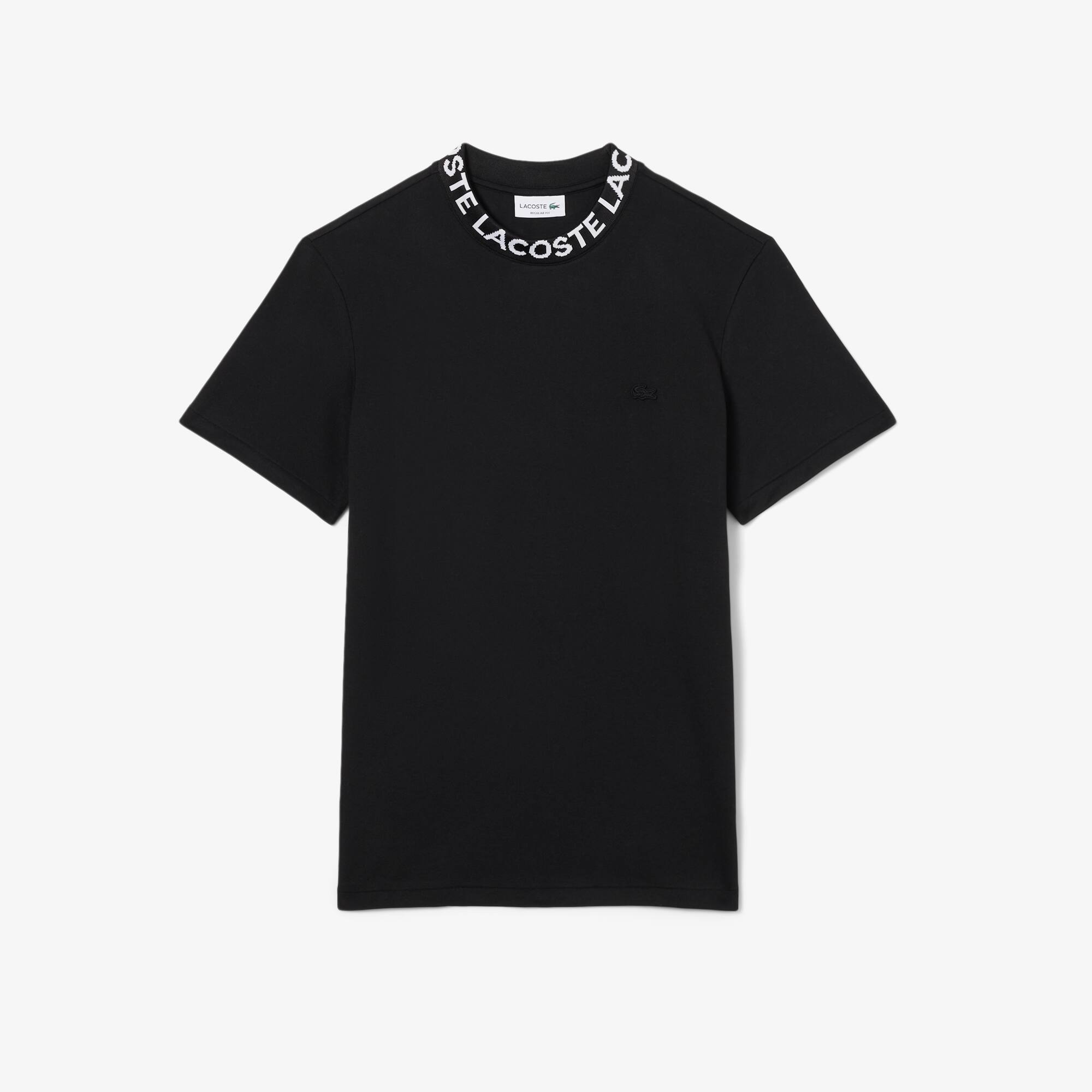 Jacquard Branded Piqué T-shirt - Men's t-shirts - New In 2026