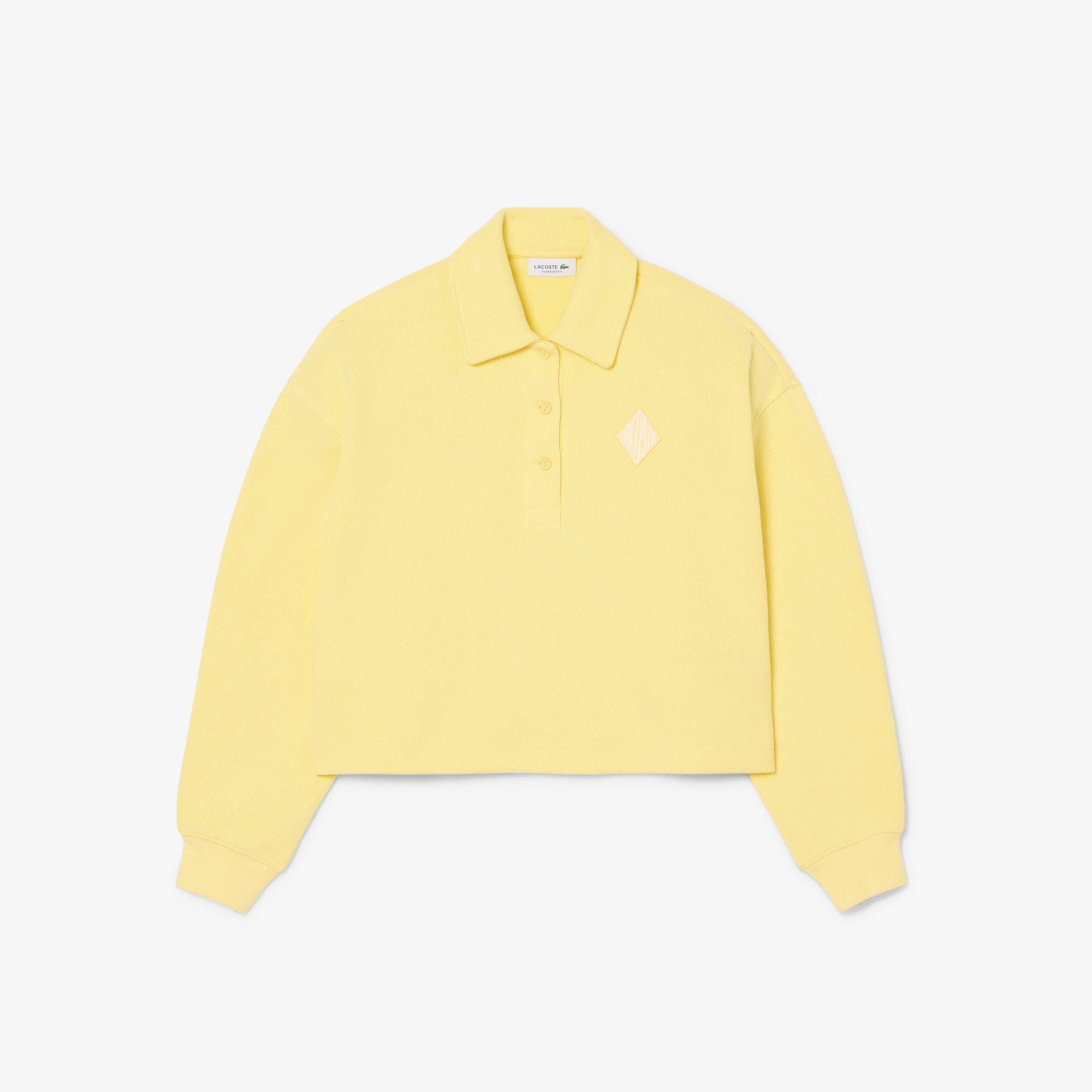 Oversized Ribbed Polo Sweatshirt - undefined - New In 2026 | Lacoste