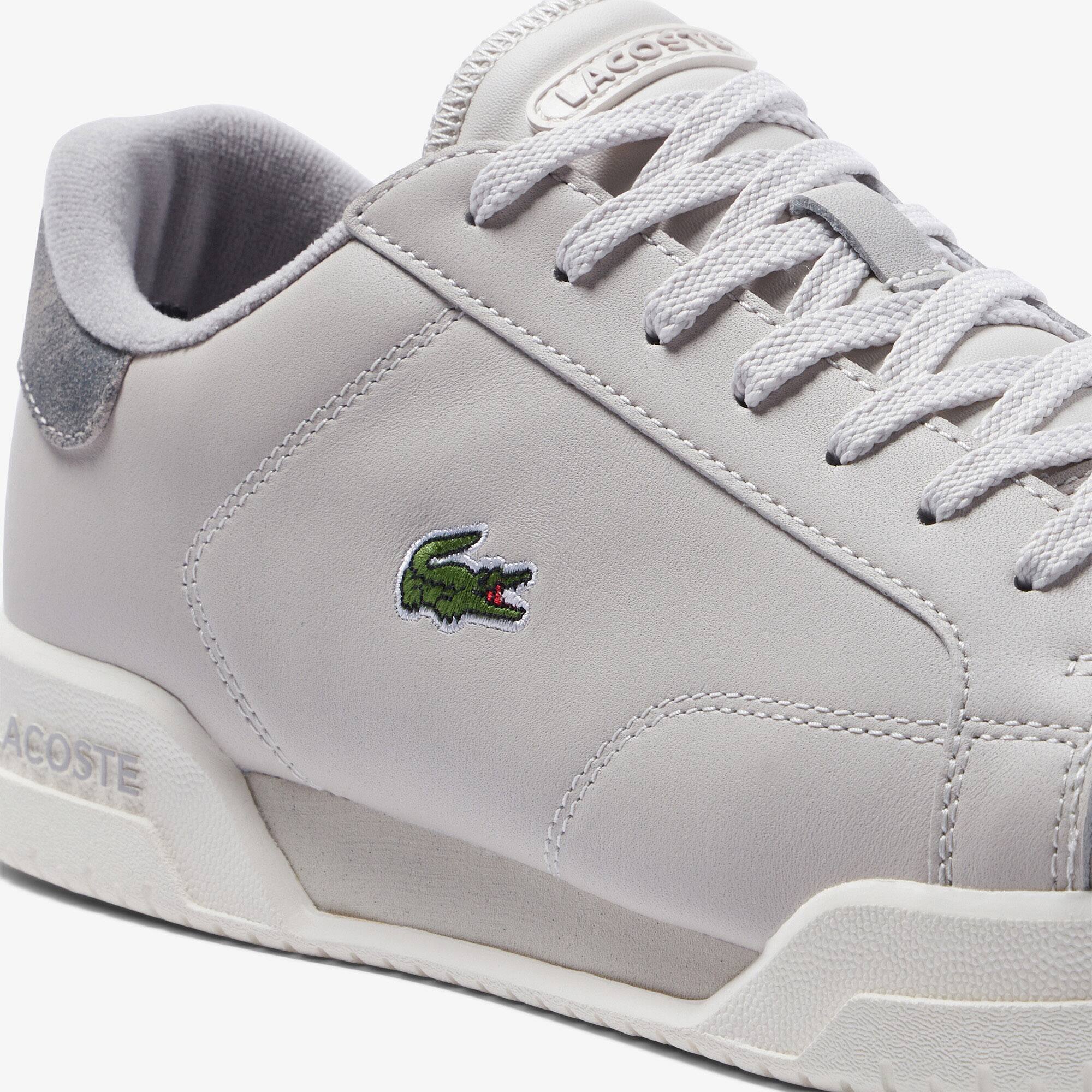 Lacoste Twin Serve Leather Trainers 