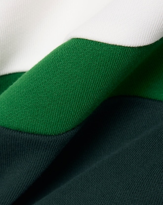 Colour-Block Fleece Hoodie