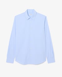 Slim Fit Striped Stretch Poplin Shirt