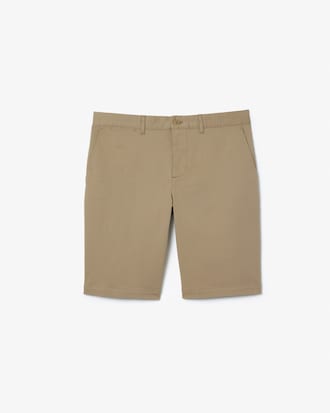 Slim Fit Stretch Cotton Chino Shorts