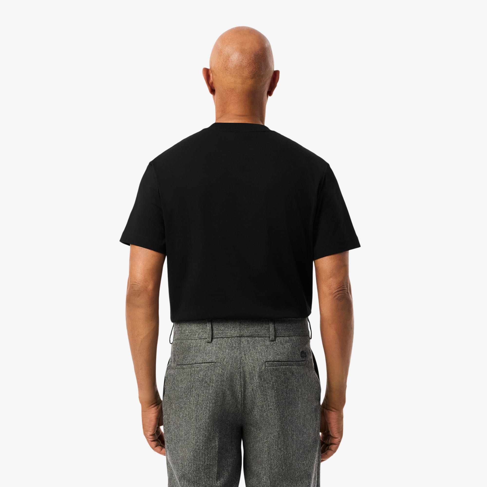 Lacoste｜ (Cotton T-shirt With Breast Pocket (TH2827-166 Cotton T-shirt with Breast Pocket