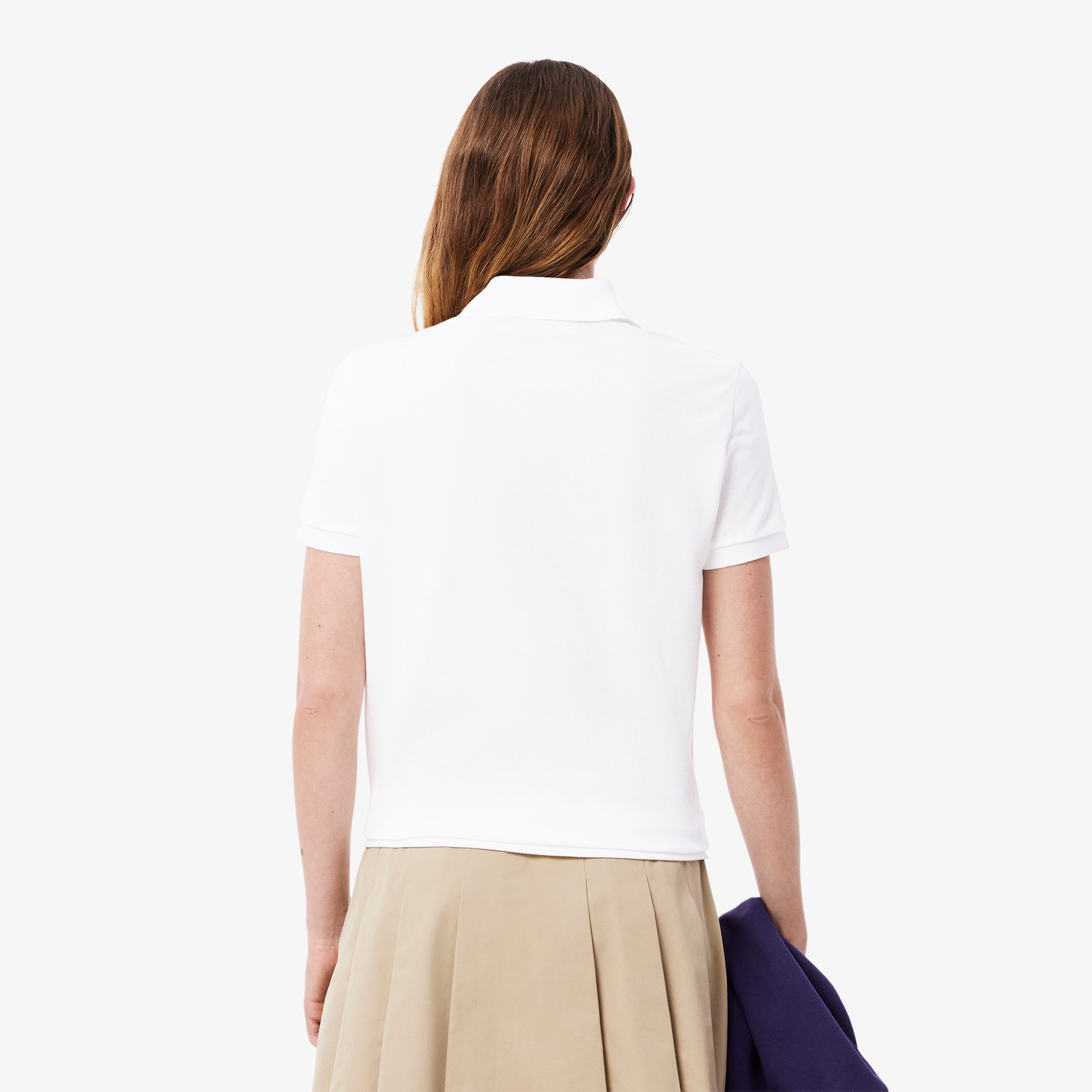 Tシャツ・カットソー LACOSTE Woman Polo Shirt White PF7839 001 Lacoste Sportswear Classic Fit Short Sleeve Polo Shirt Women