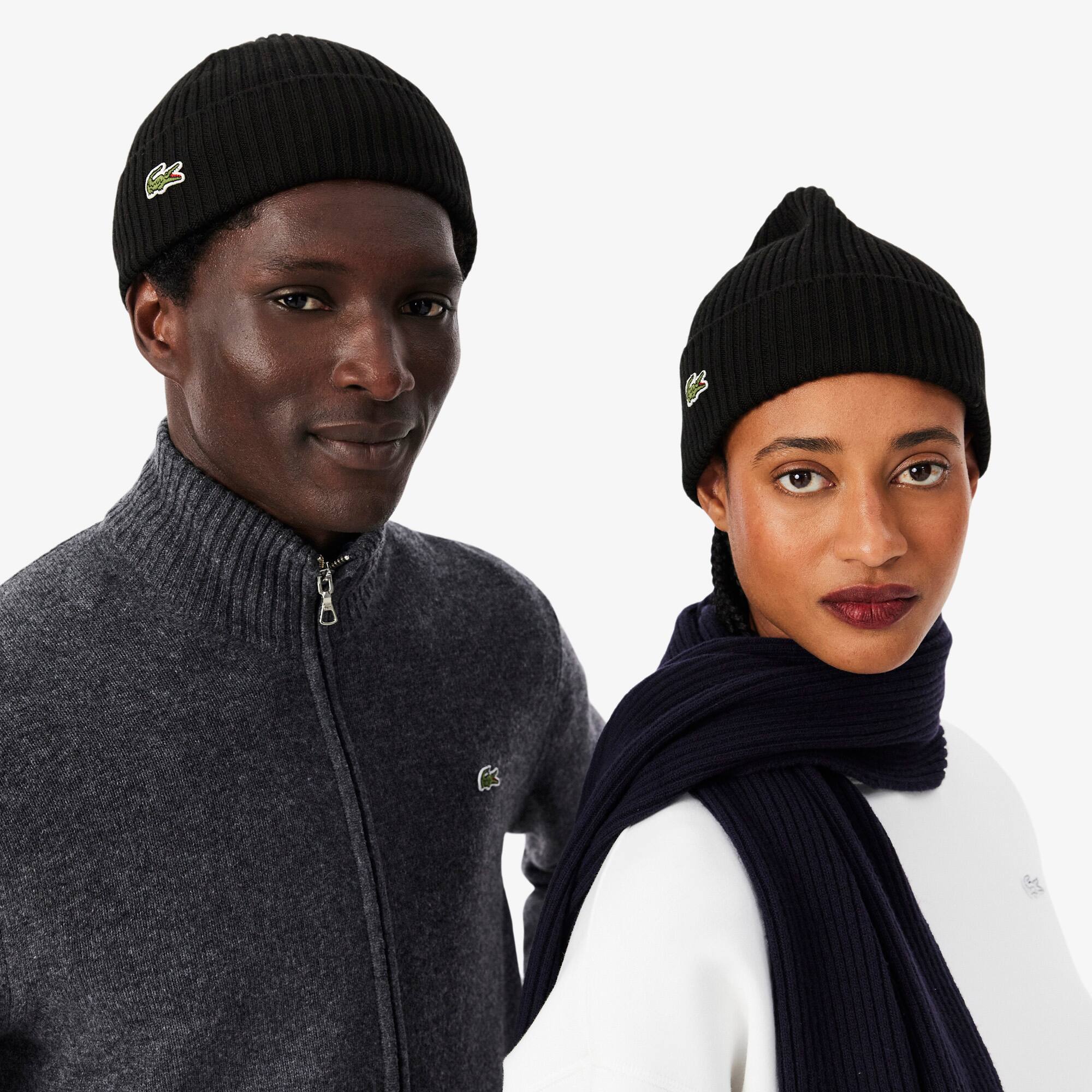 Rib Knit Brushed Wool Beanie - Men's beanies - New In 2026 | Lacoste