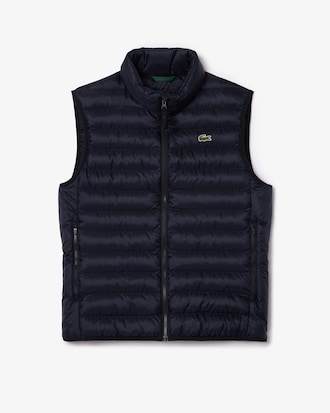 Water-Repellent Puffed Vest