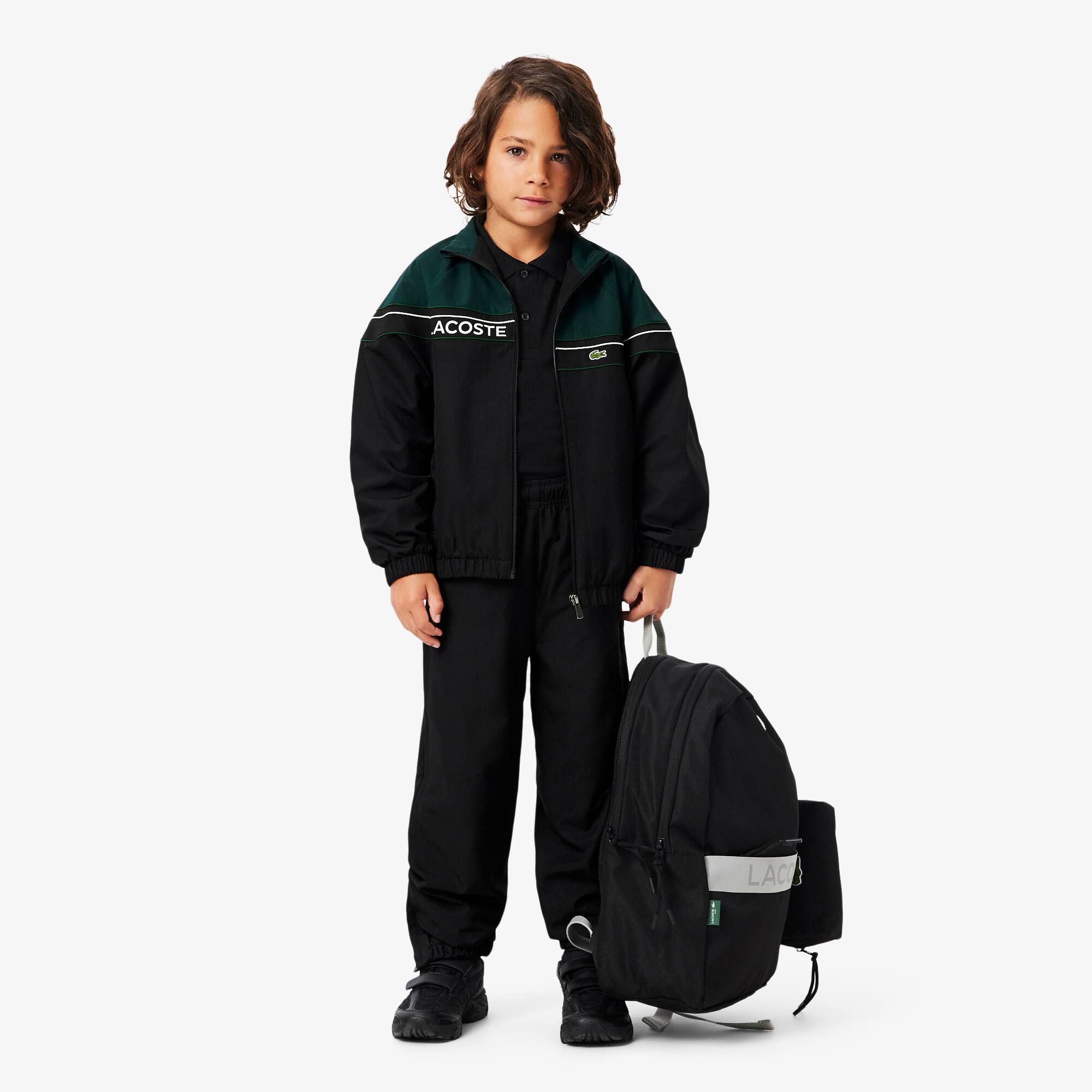 Diamond Taffeta Colour-Block Tracksuit - tracksuits (8-16 years
