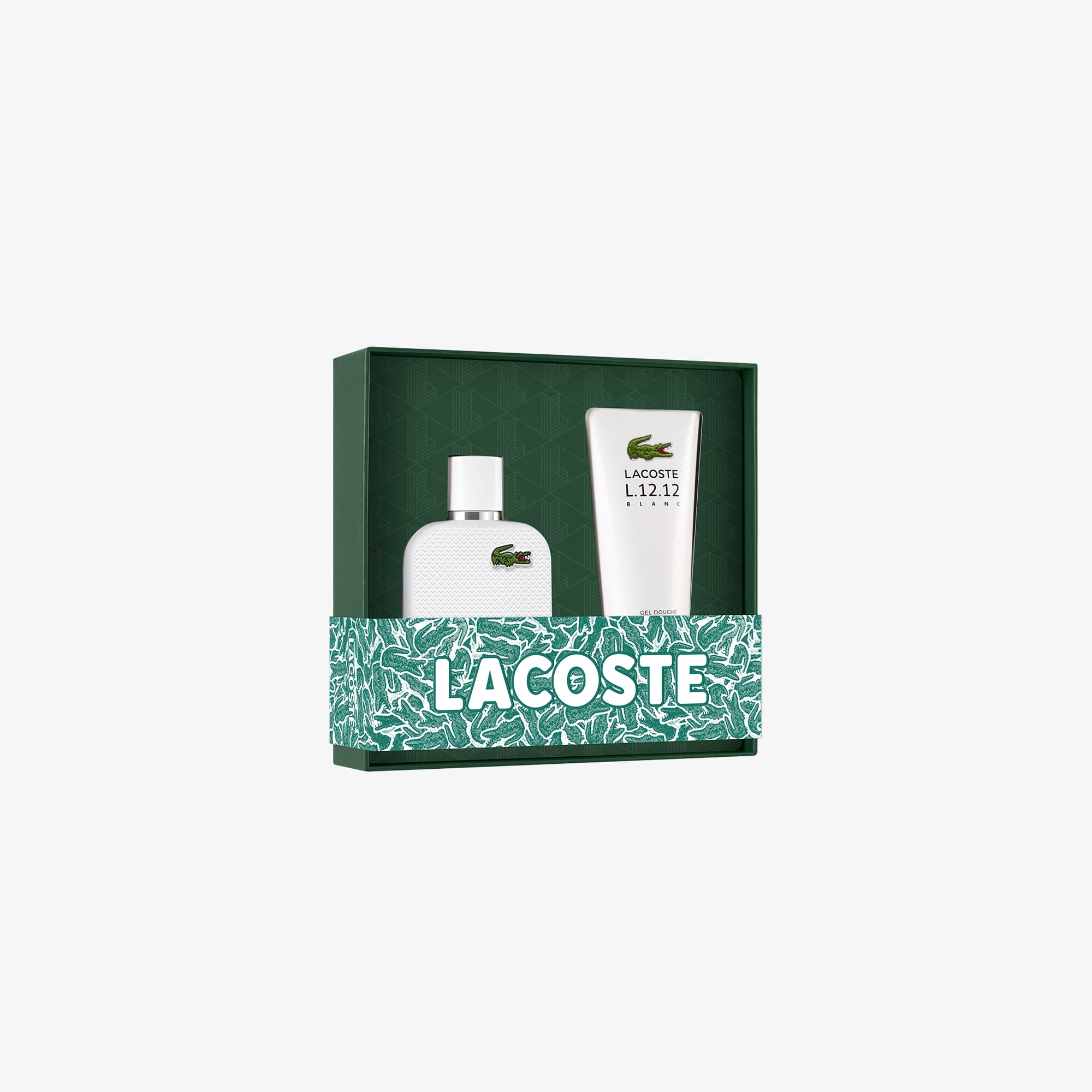 LACOSTE L.12.12 BLANC 50ml 2本セット Lacoste Men's 2-Pc. L.12.12 Blanc Eau de Toilette Gift Set