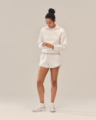 Tennis Heritage Polo Collar Sweatshirt