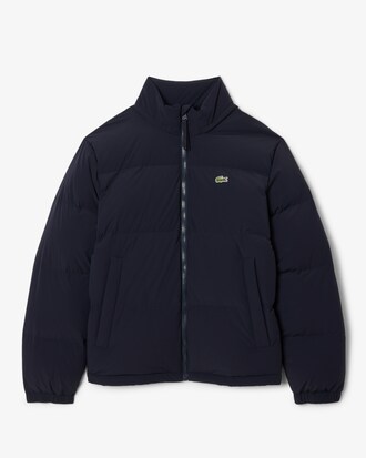 Water-Repellent Hooded Down Jacket