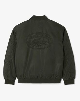 Nylon Colour-Block Bomber Jacket