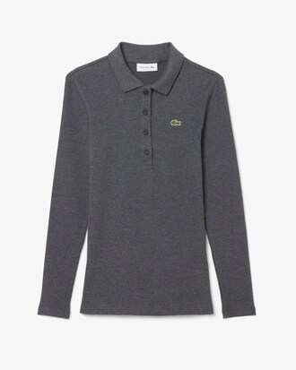 Slim Fit L.12.D Ribbed Cotton Polo Shirt