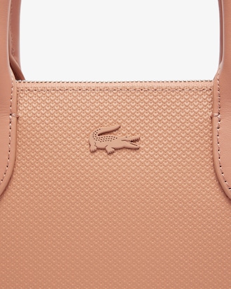 Small Piqué Leather Chantaco Bugatti Bag