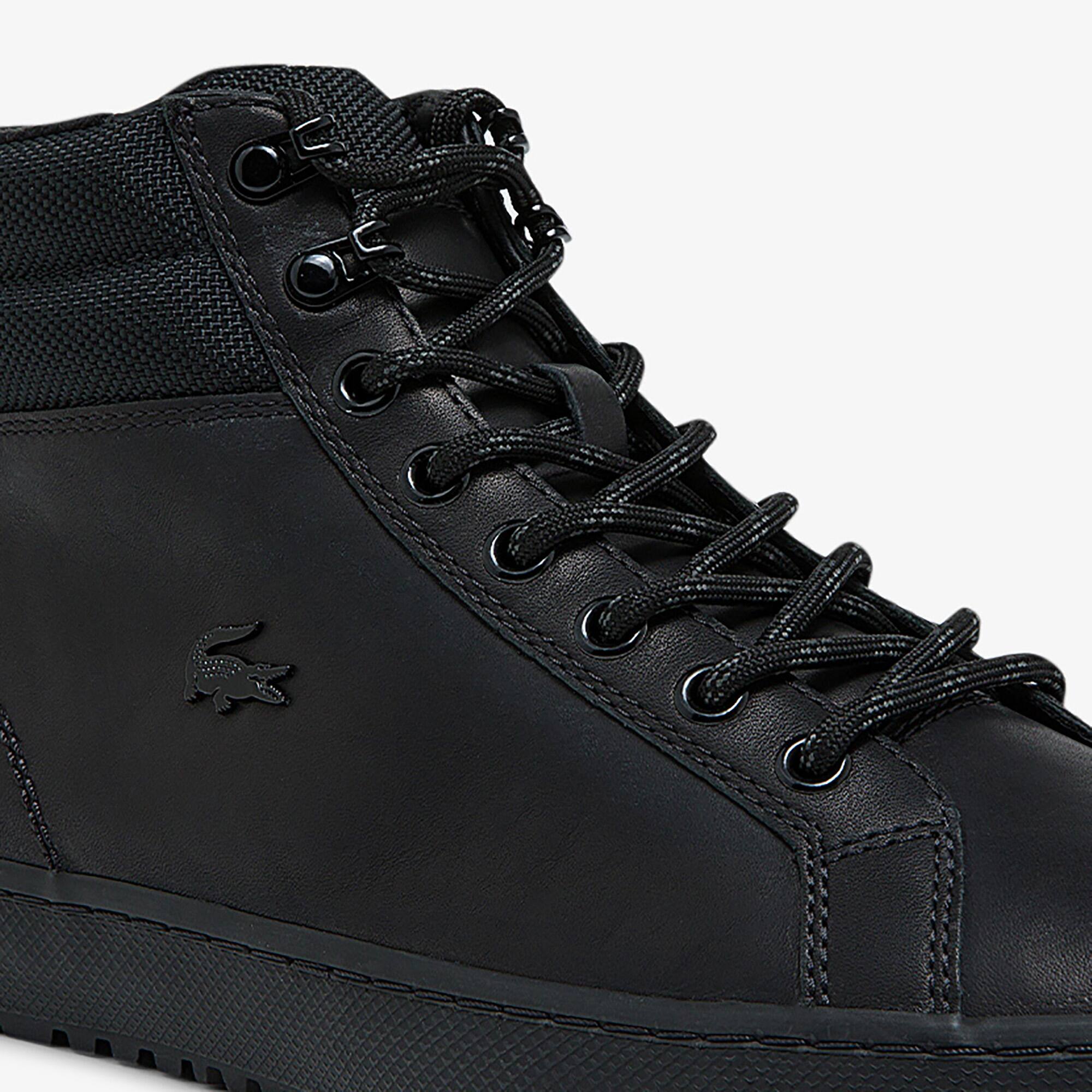 Men's Straightset Thermo Leather and Textile Trainers | LACOSTE