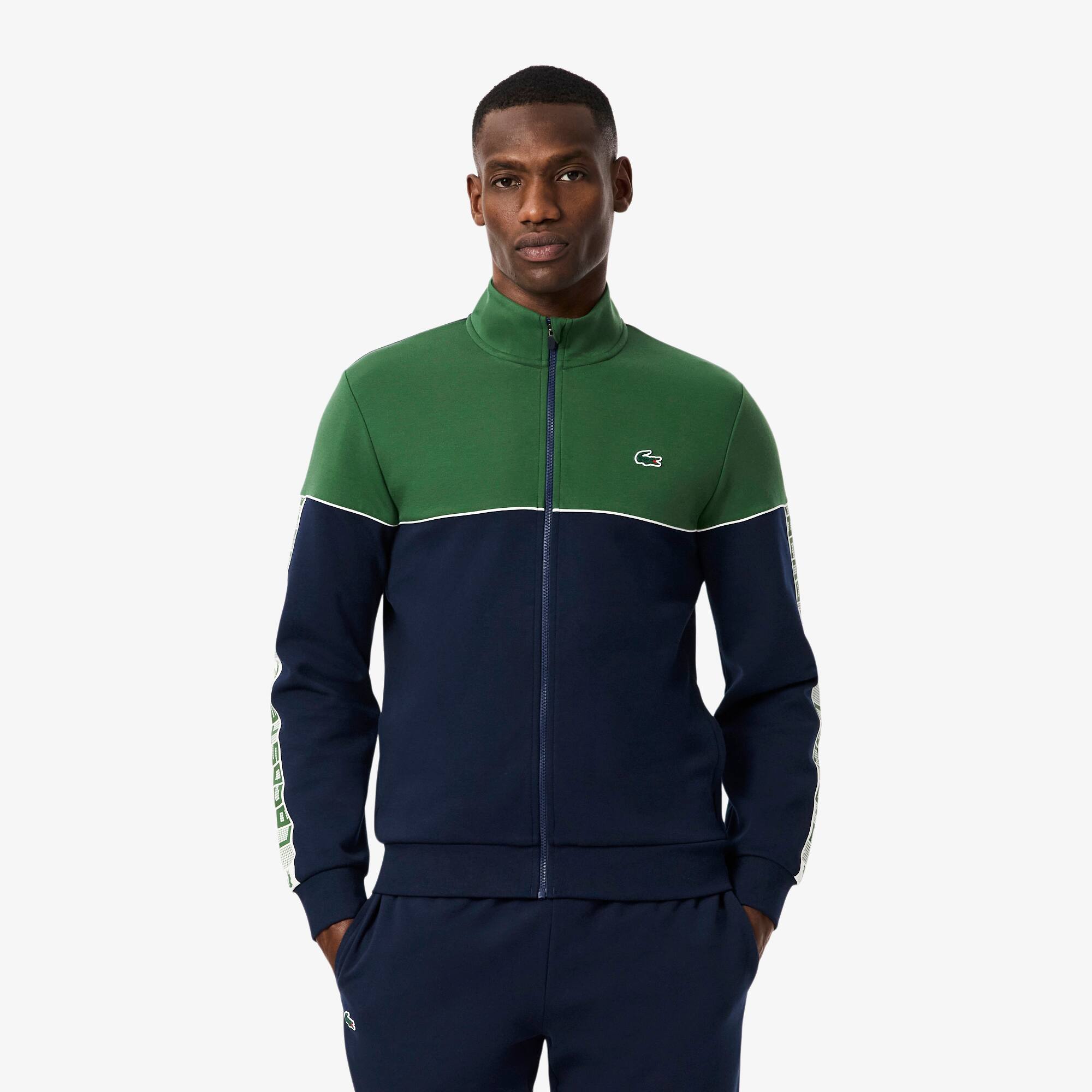 Tennis Zipped Colour-Block Sweatshirt - Men's Sweatshirts - New In