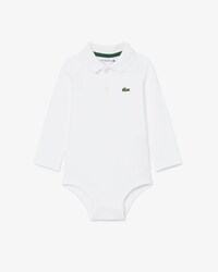 Infants’ Long Sleeved Piqué Bodysuit