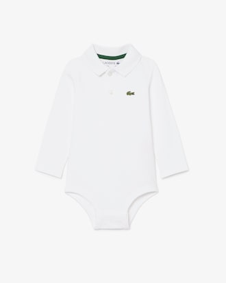 Infants’ Long Sleeved Piqué Bodysuit