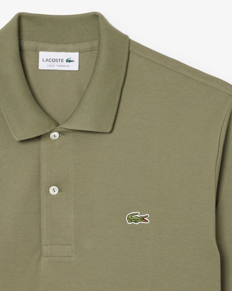 Classic Fit Long Sleeved L.12.12 Polo Shirt