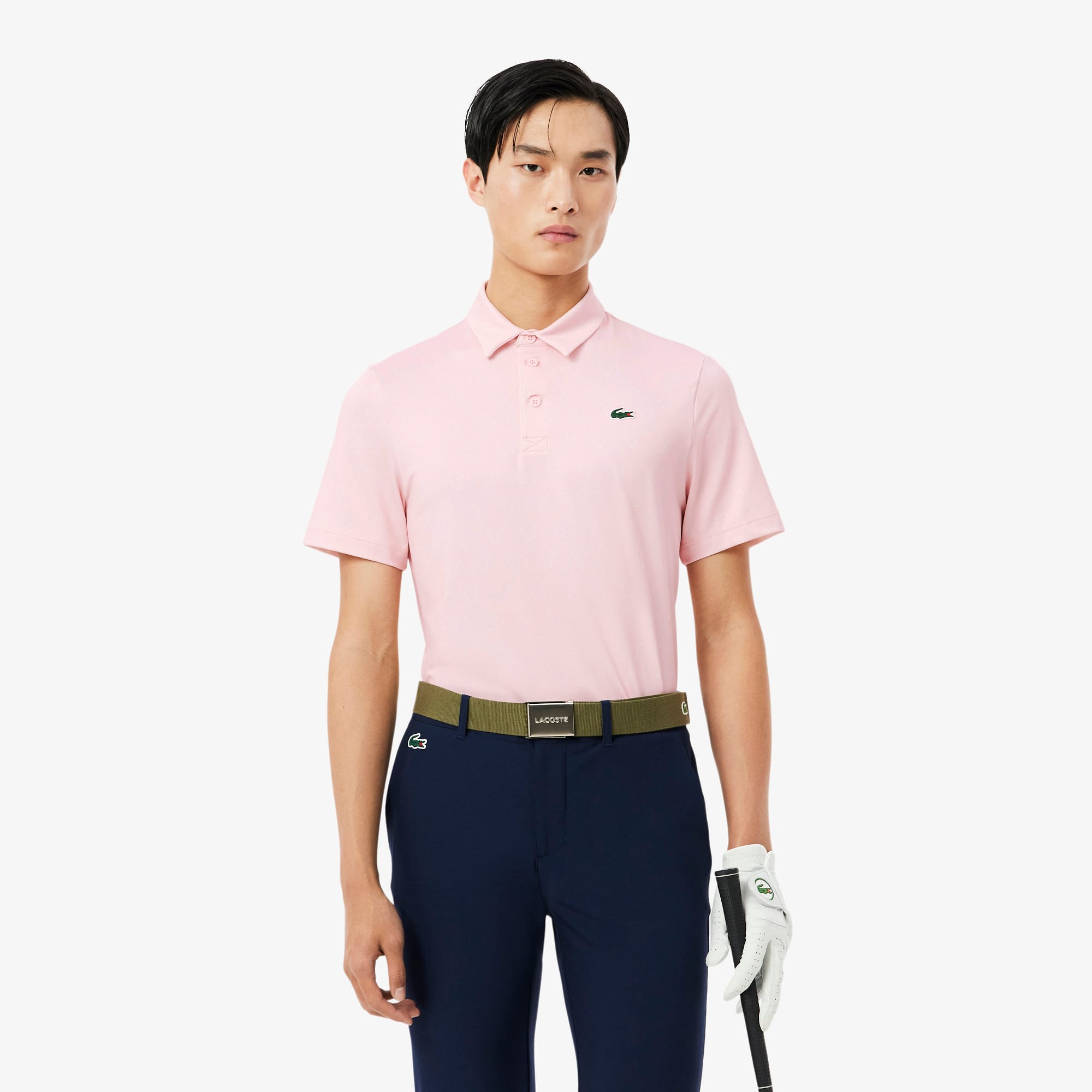 Regular Fit Printed Golf Polo Shirt - Men's Short Sleeves Polo