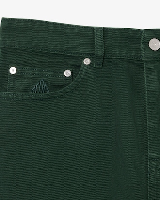 5 Pocket Straight Cut Denim Jeans