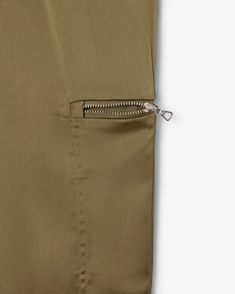 Oversized Satin Sweatpants