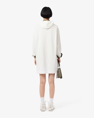 Oversized Fleece Sweatshirt Dress
