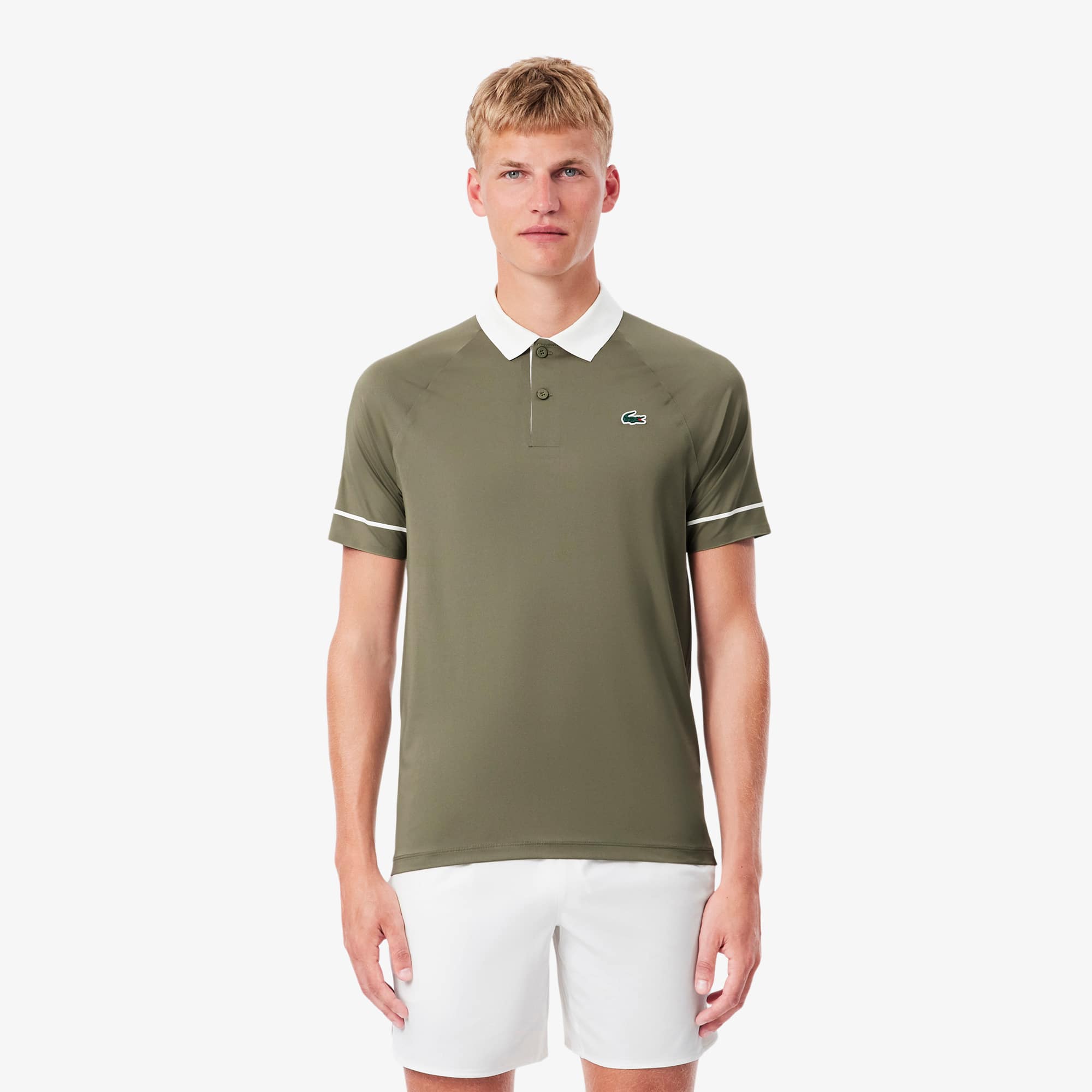 Lacoste Tennis x Novak Djokovic On Court Polo Shirt - Men's Short