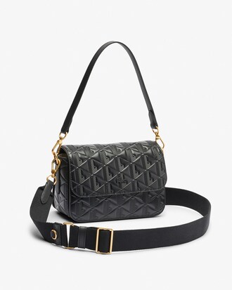 Maheki Embossed Leather Shoulder Bag