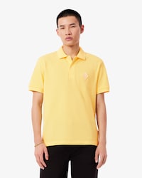 Classic Fit Badge Accent Piqu&eacute; Polo Shirt